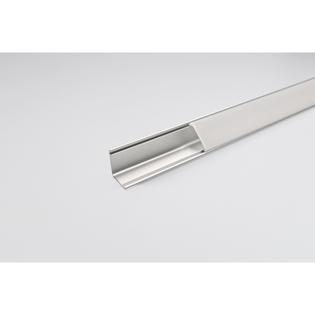 Arcansas LED Gaismas profils 2,0m/20*20/sudrabs