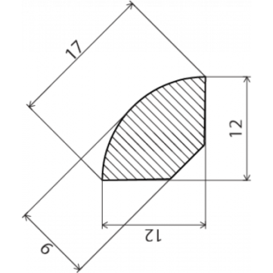 Koka logu līste 2,4m/12*12/priede Koka logu līste 2,4m/12*12/priede