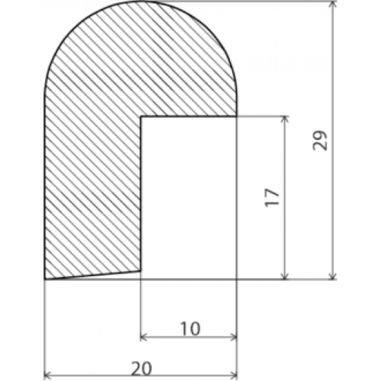 Koka logu līste 2,4m/20*30/priede Koka logu līste 2,4m/20*30/priede