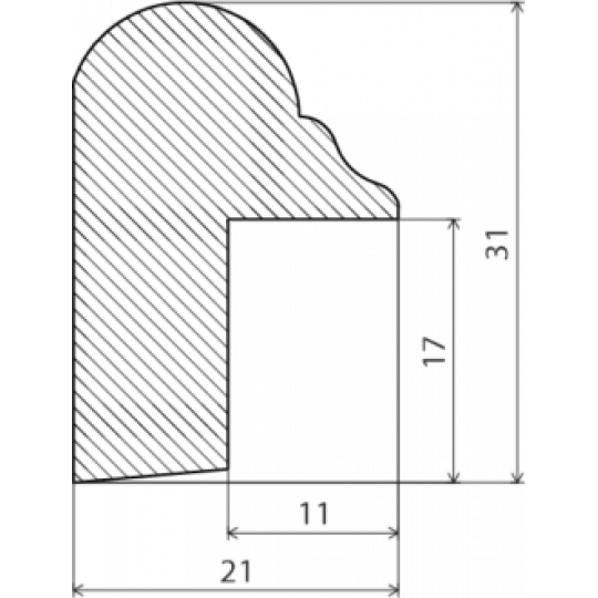 Koka logu līste 3,0m/22*32/priede Koka logu līste 3,0m/22*32/priede