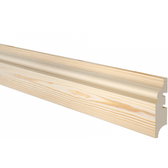 Koka grīdlīste 2,4m/16*70/priede Koka grīdlīste 2,4m/16*70/priede