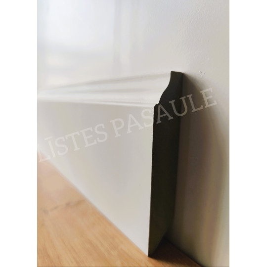 Mitrumizturīga MDF grīdlīste 2,8m/19*100/RAL vai NCS krāsā