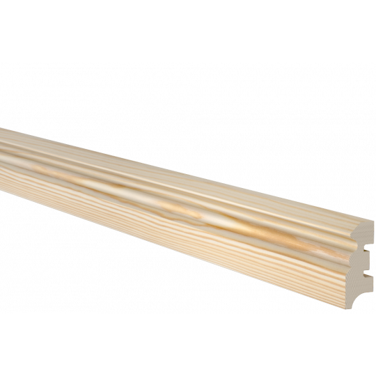 Koka grīdlīste 2,4m/19*47/priede Koka grīdlīste 2,4m/19*47/priede