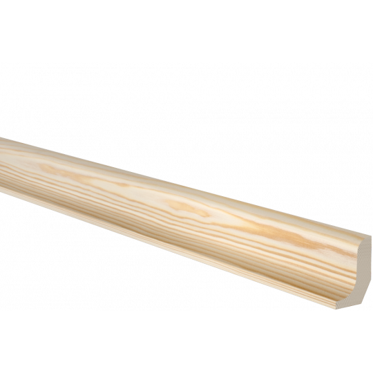 Koka grīdlīste 2,4m/22*38/priede Koka grīdlīste 2,4m/22*38/priede