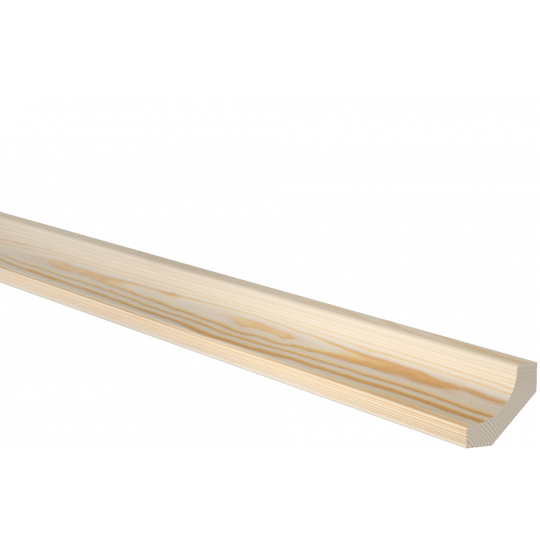 Koka iekšējā stūrlīste 2,4m/22*22/priede Koka iekšējā stūrlīste 2,4m/22*22/priede