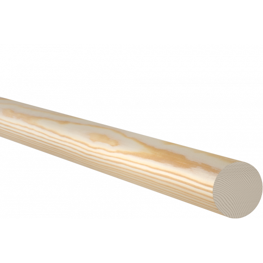 Koka apaļa līste 2,4m/32*32/priede Koka apaļa līste 2,4m/32*32/priede