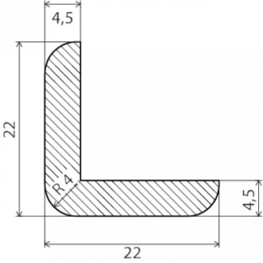 Koka ārējā stūra līste 2,4m/22*22/ozols Koka ārējā stūra līste 2,4m/22*22/ozols
