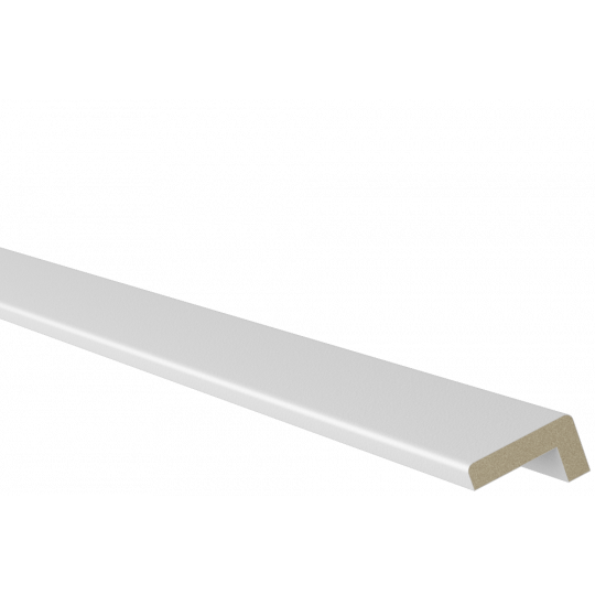 MDF ārējā stūra līste 2,44m/22*42/MDF balta MDF ārējā stūra līste 2,44m/22*42/MDF balta