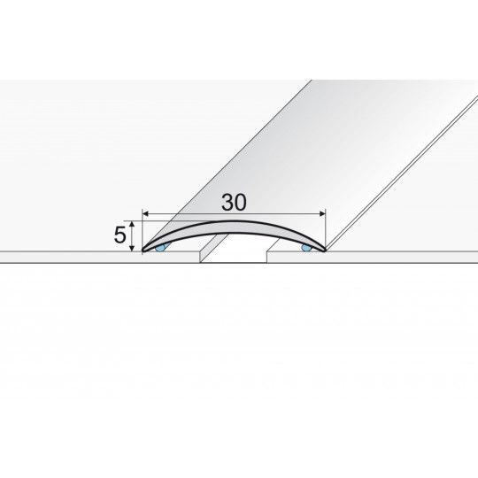 Grīdas profils 2,7m/30*5/bronza 