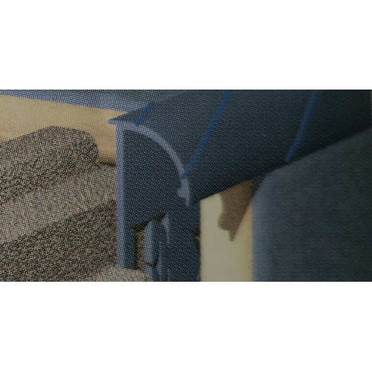 Flīžu ārējais profils PVC 2,5m/8,5*8,5/vanilla Flīžu ārējais profils PVC 2,5m/8,5*8,5/vanilla