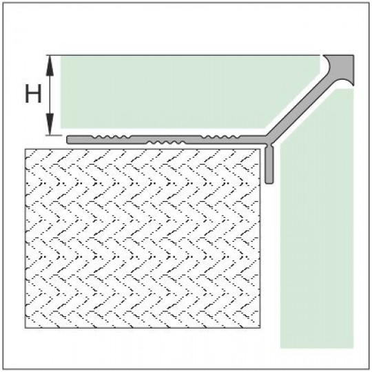 Flīžu stūra līste 2,5m/4*12/melns matēts PNACZ.12/250 Flīžu stūra līste 2,5m/4*12/melns matēts PNACZ.12/250