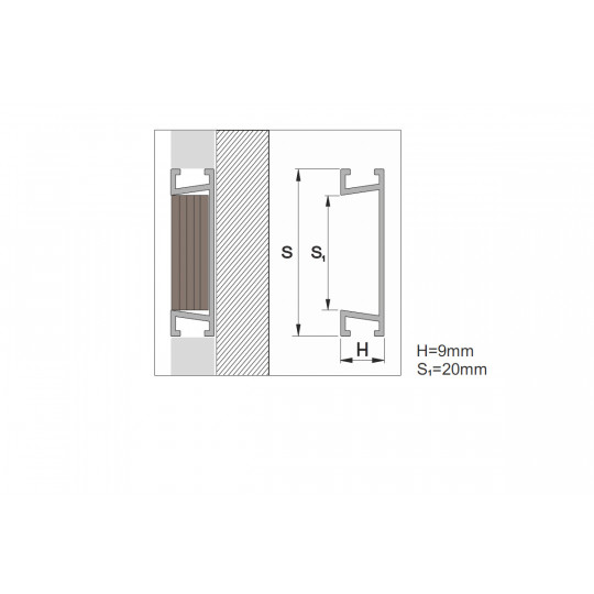 Listella 2,5m/10*30/ozols Listella 2,5m/10*30/ozols