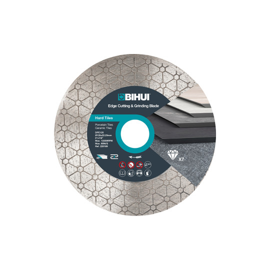 BIHUI dimanta disks flīžu griešanai 45 grādu leņķī DPE125 BIHUI dimanta disks flīžu griešanai 45 grādu leņķī DPE125