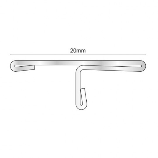 Tērauda t-profils 2,5m/20*9/tērauds Tērauda t-profils 2,5m/20*9/tērauds