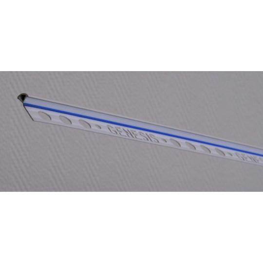 Flīžu ārējais profils PVC 2,5m/6*8/ Flīžu ārējais profils PVC 2,5m/6*8/