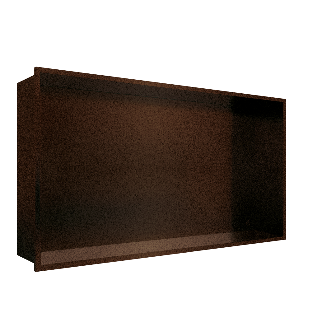 Tērauda dušas niša/100*300*600mm/bronza