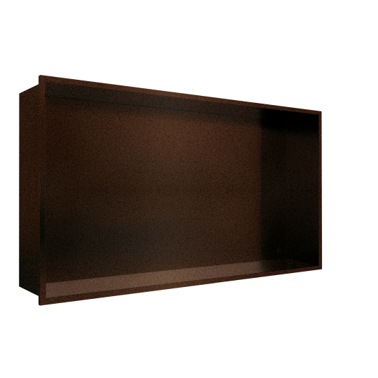 Tērauda dušas niša/100*300*600mm/bronza Tērauda dušas niša/100*300*600mm/bronza