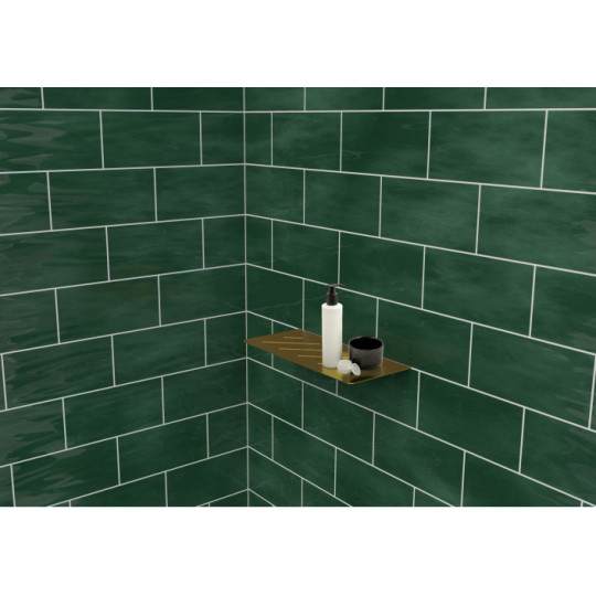 Dušas plaukts no nerūsējoša tērauda 135*300/melns matēts Dušas plaukts no nerūsējoša tērauda 135*300/melns matēts
