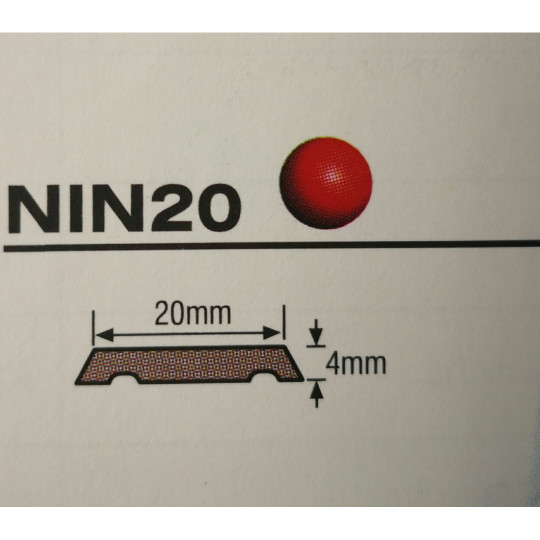 Ieliktnis 4mm x 20mm 2.6m NCH385.80 NCH525.80 sarkans Ieliktnis 4mm x 20mm 2.6m NCH385.80 NCH525.80 sarkans