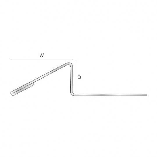 Tērauda rampas profils 2,5m/12,5*25/tērauda Tērauda rampas profils 2,5m/12,5*25/tērauda