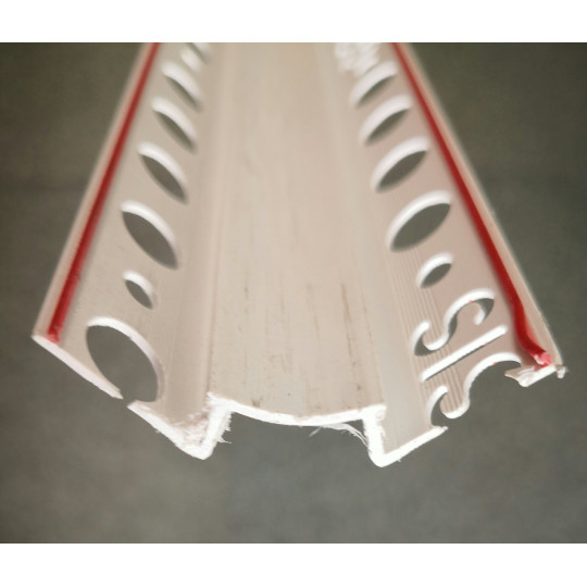 Iekšējā stūra līste PVC 6mm 2,5m Iekšējā stūra līste PVC 6mm 2,5m