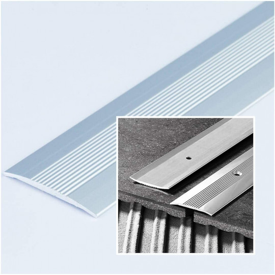 Grīdas profils 2,5m/30*3/spīdīgs sudrabs Grīdas profils 2,5m/30*3/spīdīgs sudrabs