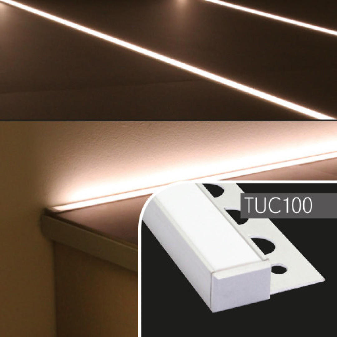 Genesis LED Gaismas profilu nobeigumi(2gb)sudrabs matēts(TUC100