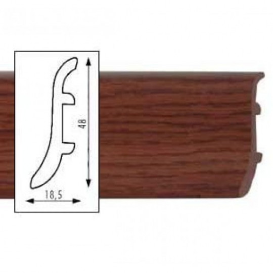 Grīdlīste 2,5m/48*19/sarkankoks klasisks LS-48.1.59 Grīdlīste 2,5m/48*19/sarkankoks klasisks LS-48.1.59