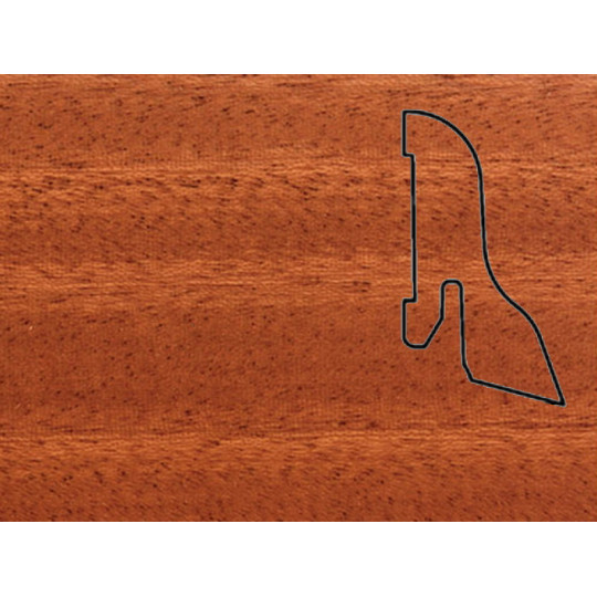 Koka grīdlīste 2,7m/40*22/sarkankoks Koka grīdlīste 2,7m/40*22/sarkankoks